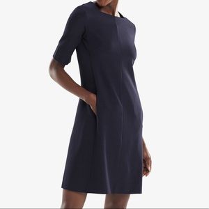 MM.Lafleur Emily Dress Galaxy Blue Pockets Sz 6